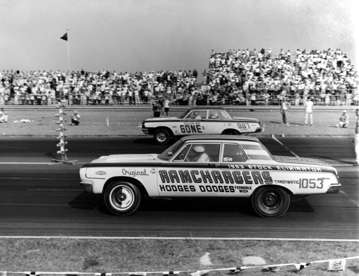 426 Hemis in the 1964 U.S. Nationals Final