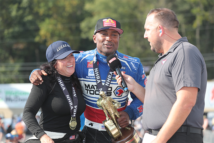 Angelle Sampey and Antron Brown