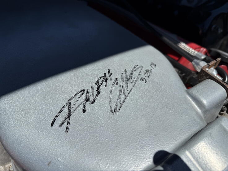 V10 Engine signed by Chief Design Offier Ralph Gilles