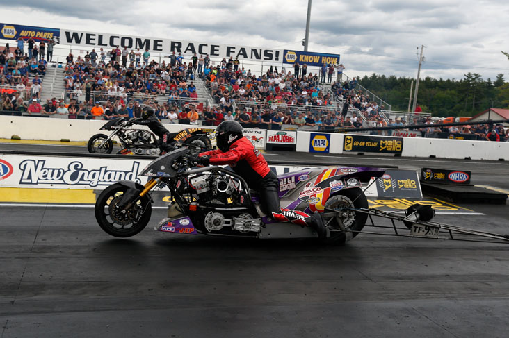 Top Fuel Harley final