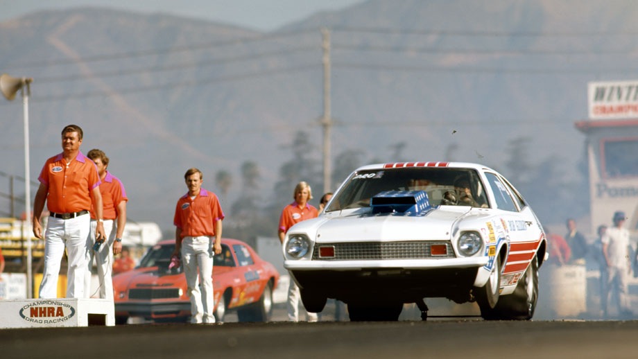 Bob Glidden makes a run at the 1976 Winternationals