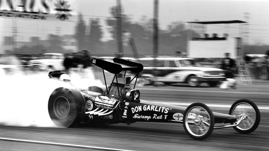 Don Garlits' Swamp Rat V at the 1963 Winternationals