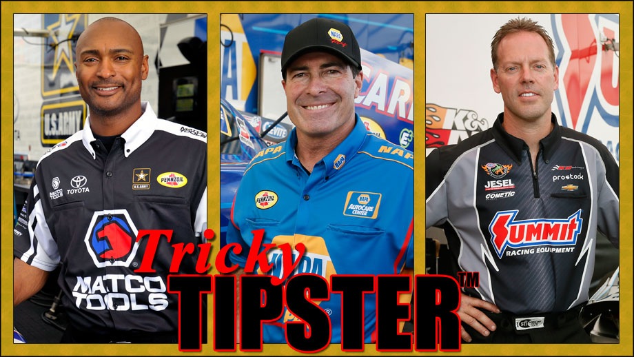 Antron Brown, Ron Capps, Jason Line