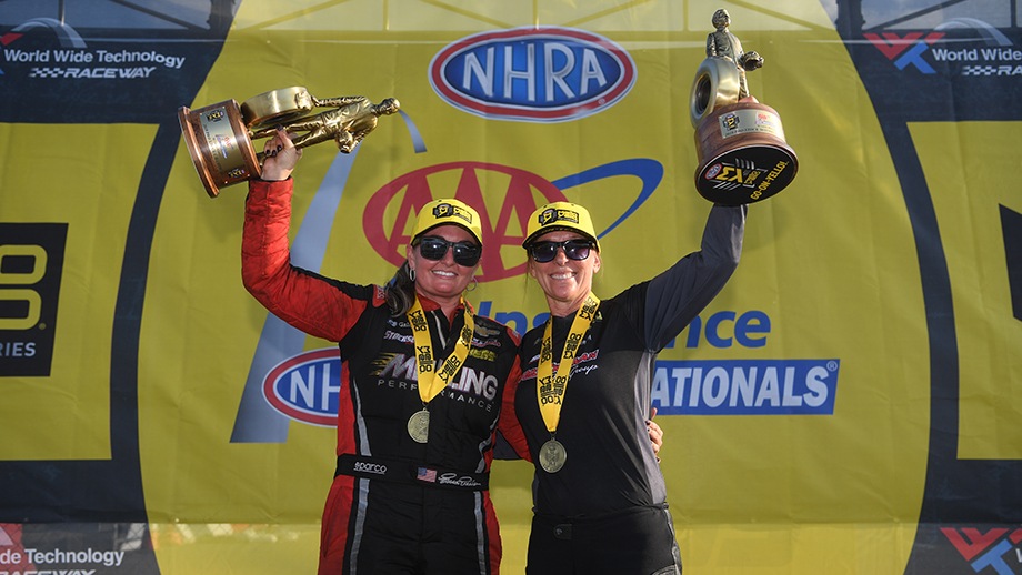 Karen Stoffer and Erica Enders