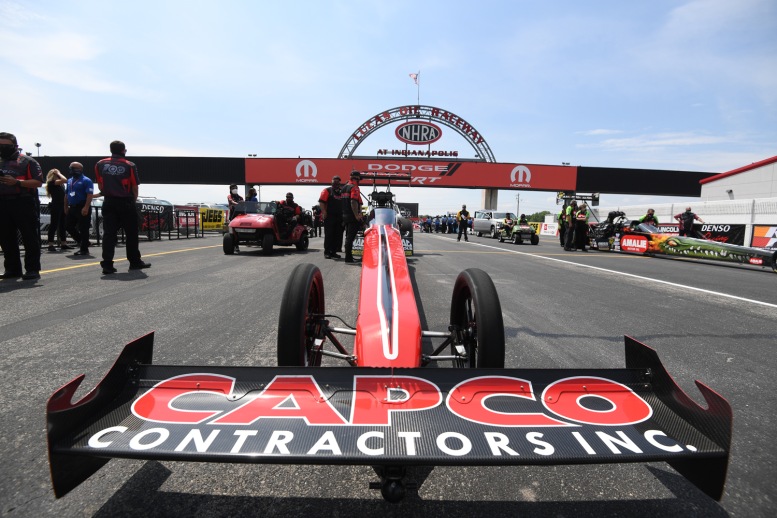 Reigning Top Fuel champ Steve Torrence was one of the stars of the fifth race of the 2020 NHRA season