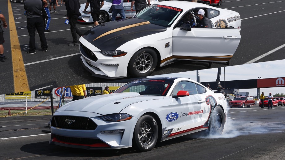 Ford Mustang Cobra Jet match race: Gas vs. Electric at the U.S. Nationals