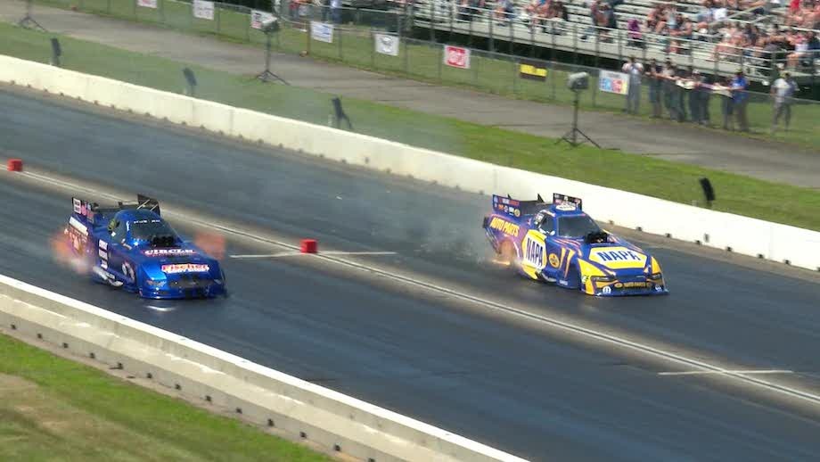 Ron Capps versus Terry Haddock round one rematch