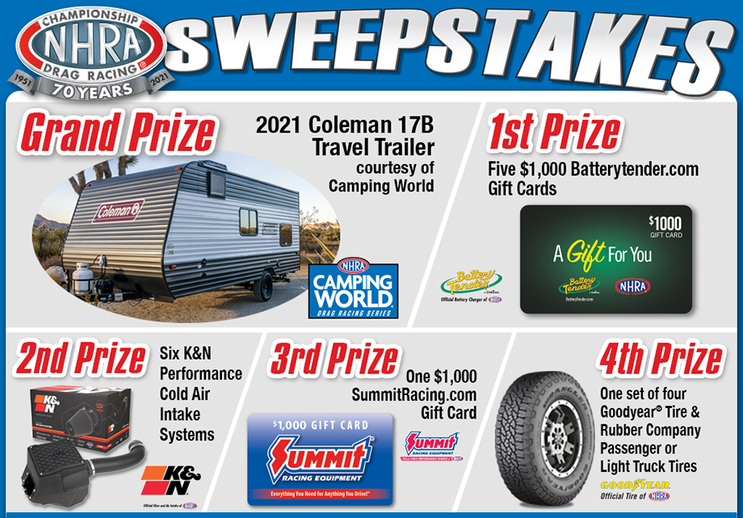 NHRA Sweepstakes
