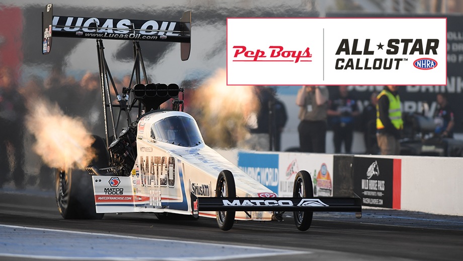 Pep Boys NHRA Top Fuel Callout 