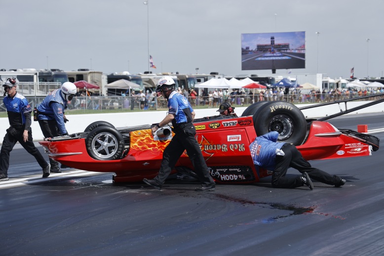 Travis Leach was not hurt in his starting line mishap