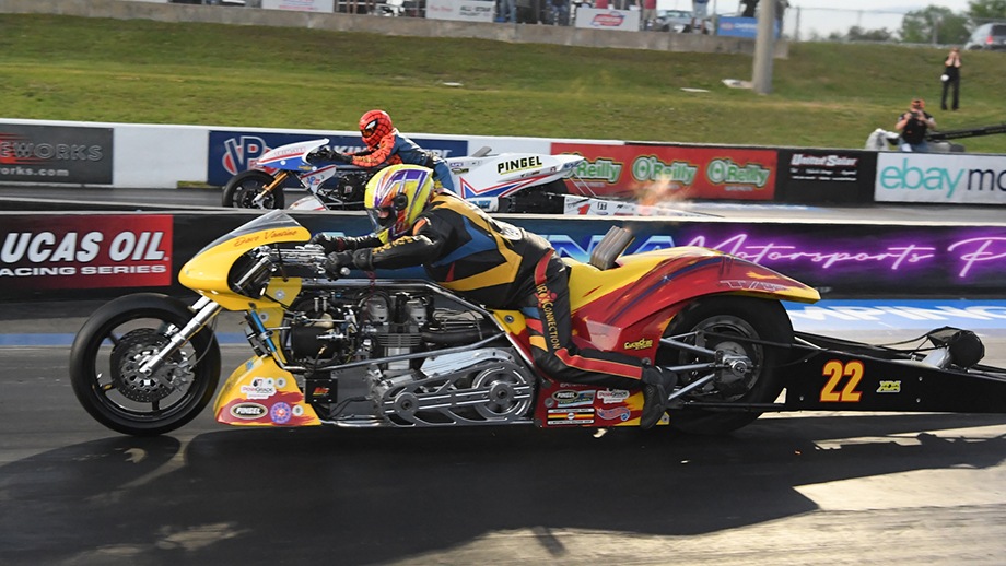 Top Fuel Motorcycle exhibition race