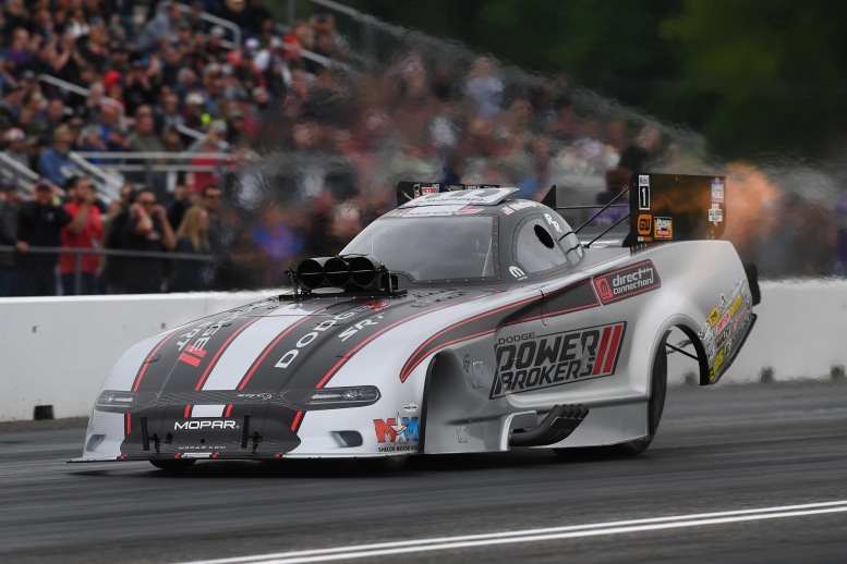 Matt Hagan's Funny Car Stays number at the 2022 NHRA New England Nationals at New England Dragway