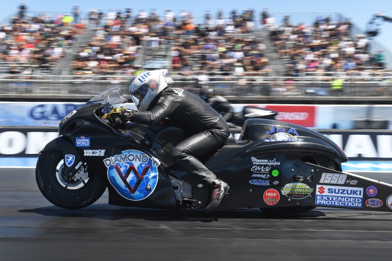 Can you name it? The national event track that is Pro Stock Motorcycle heaven