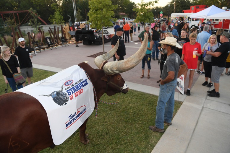 The Texas NHRA FallNationals Pre-Stage Fan Fest took place Thursday in downtown Waxahachie, Texas