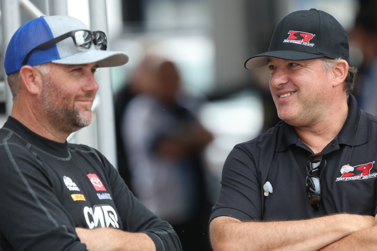 Shawn Langdon and Tony Stewart