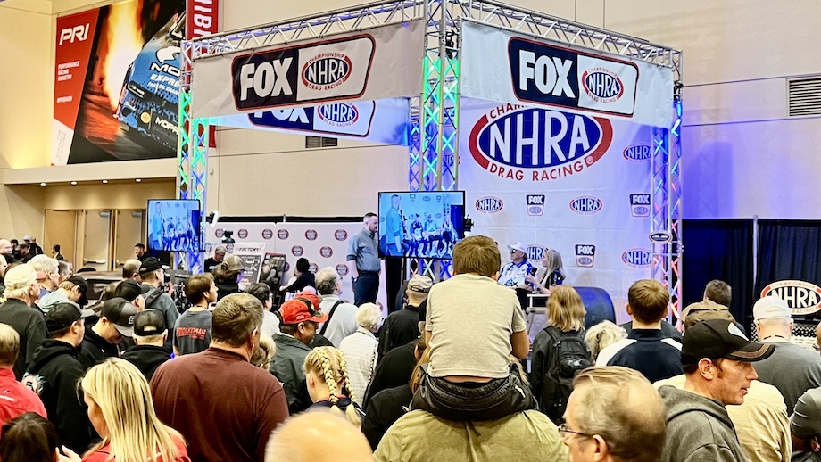 Watch Live! NHRA on FOX stage at the 2022 PRI Show—Saturday