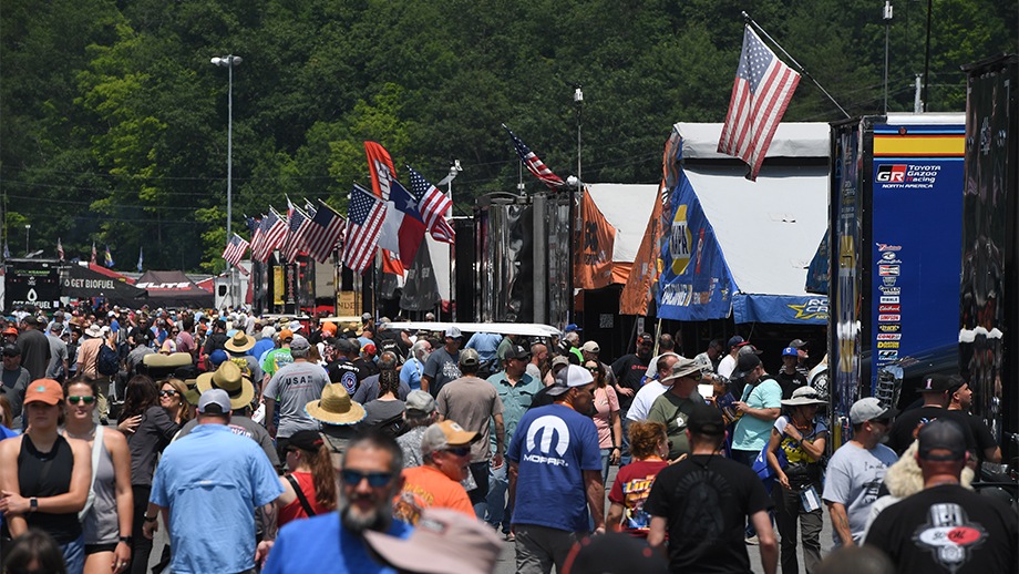 Bristol Dragway Pit Area