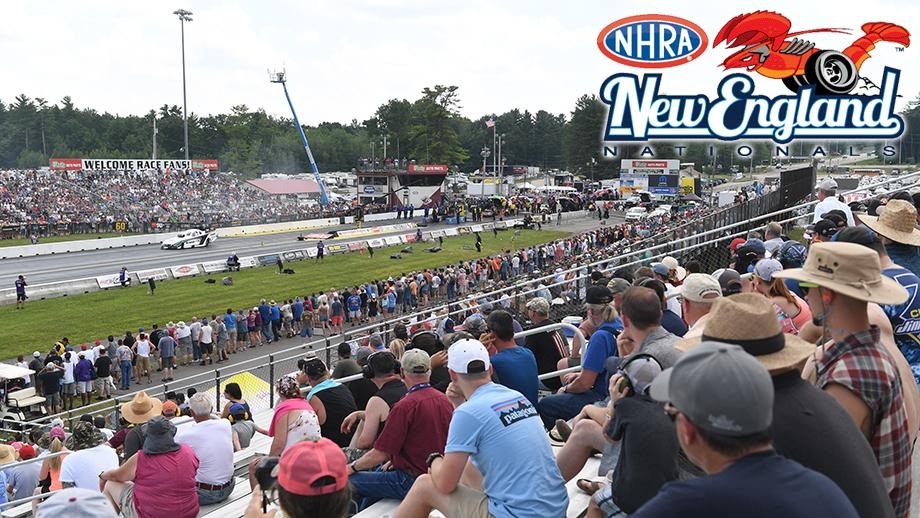 New England Dragway from the stands