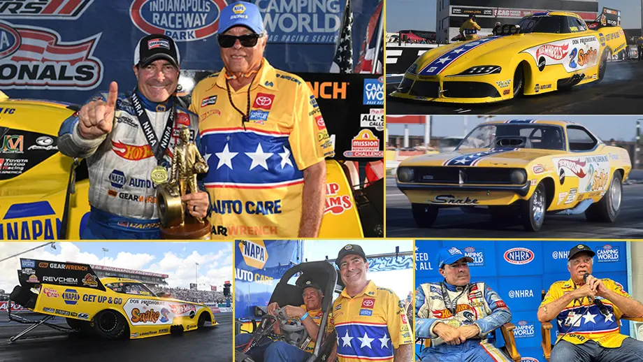 Ron Capps and 'the Snake'