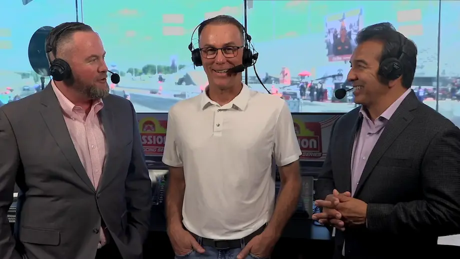 Kevin Harvick Joins NHRA on FOX Booth at the Carolina Nationals