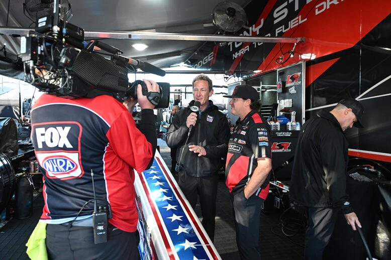 Bruno Massel Jr. and Tony Stewart