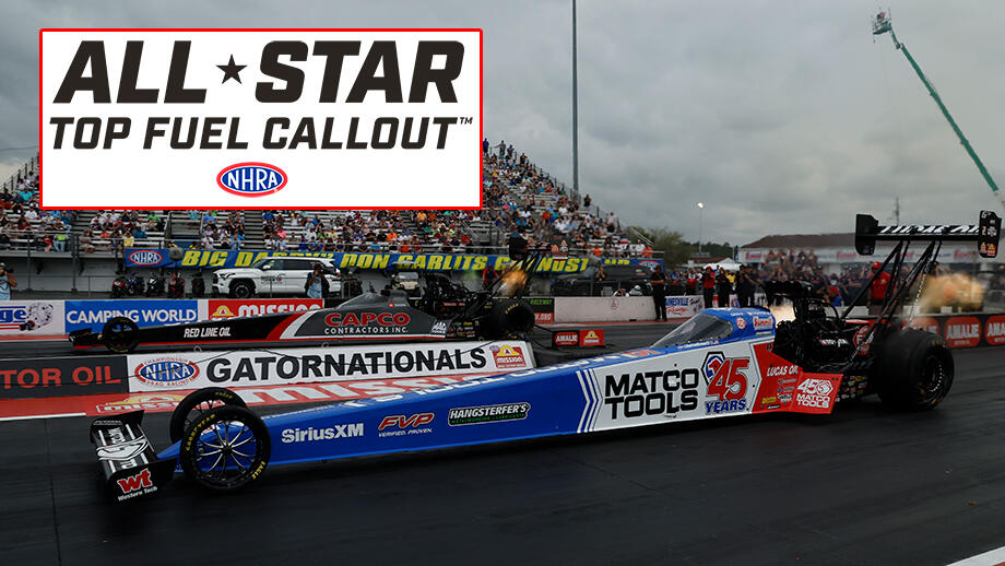 NHRA Top Fuel All-Star Callout 