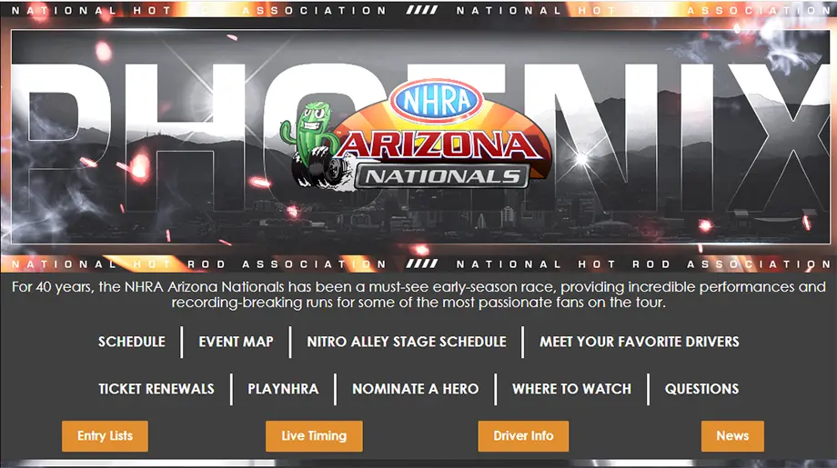 Arizona Nationals event guide