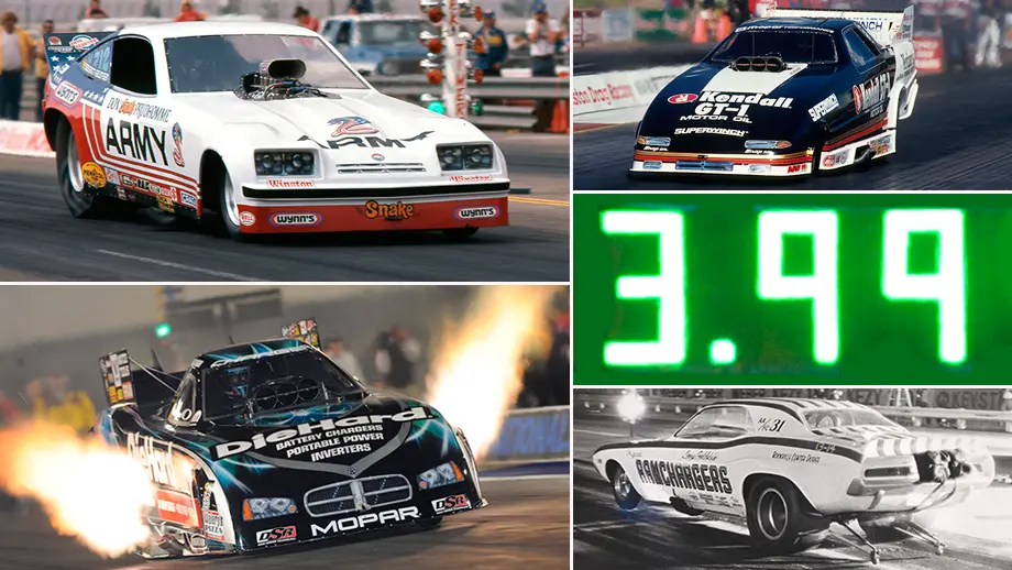 Where's my three-second Funny Car field?