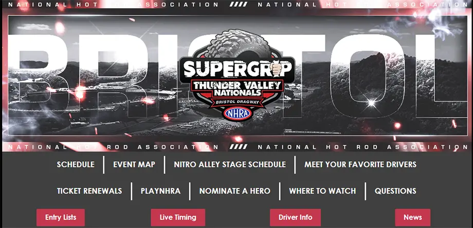 NHRA Thunder Valley Nationals event guide