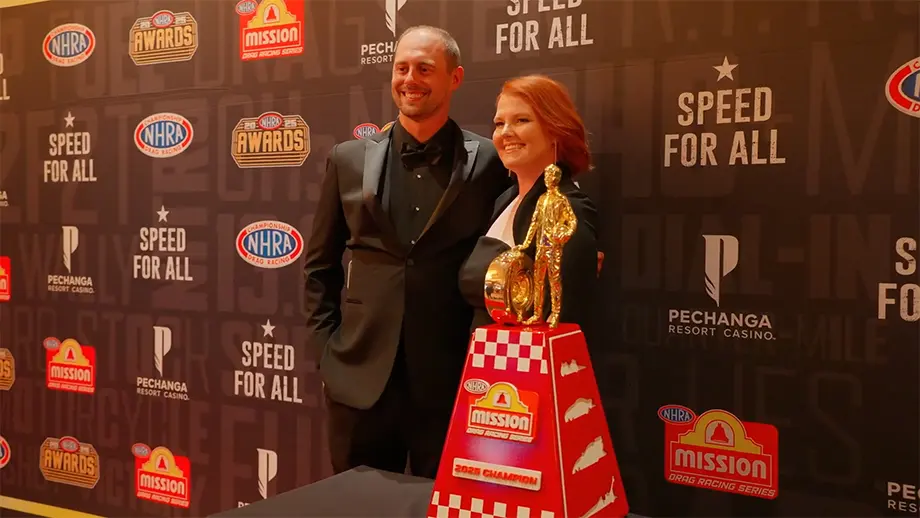 Behind the Scenes at the 2025 NHRA Mission Foods Drag Racing Series awards ceremony