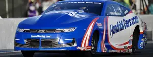 Greg Anderson's 6.521 run moves him to number one in Pro Stock qualifying—watch the run and hear 