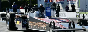 Electric dragster exhibitions returned to NHRA on FOX at Gainesville