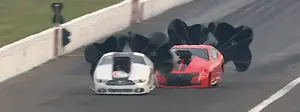 Pro Mod close call at Indy