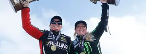 Erica Enders and Brittany Force