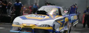 Ron Capps and his NAPA Toyota Funny Car