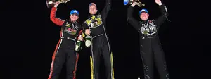 Erica Enders, Bob Tasca III, and Justin Ashley