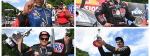 Brown, Hagan, Hartford, Herrera roll to wins at Super Grip NHRA Thunder Valley Nationals