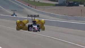 Doug Kalitta is the No. 1 qualifier in Top Fuel on Friday of the NHRA 4-Wide Nationals