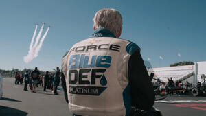Everyone was part of John Force Racing at Norwalk