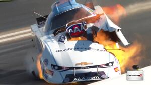 Funny Car changes after Robert Hight&#039;s car explosion during winning run in St. Louis