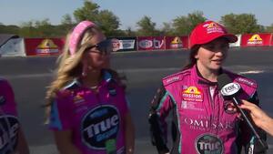 Camrie Caruso’s Pro Stock brings breast cancer awareness to Texas