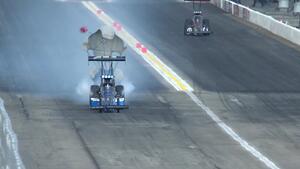 Shawn Reed is the low qualifier in Top Fuel on Friday of the 2024 In-N-Out Burger NHRA Finals