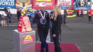 Austin Prock is the world champ and the No. 1 qualifier in Funny Car at the 2024 In-N-Out Burger NHRA Finals