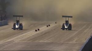 Dan Mercier rides out blown tire in Q1