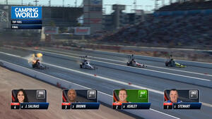 Tony Stewart wins first Top Fuel title at 2025 NHRA 4-Wide Nationals