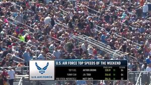 Fastest passes of the weekend powered by the U.S. Air Force