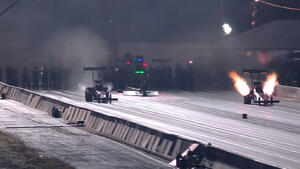 Doug Kalitta is the No. 1 qualifier in Top Fuel on Friday of the Muckleshoot Casino Resort NHRA Northwest Nationals