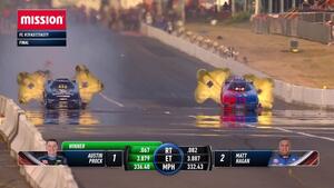 Austin Prock is the No. 1  qualifier in Funny Car at the 2025 Northwest Nationals