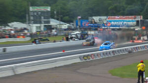 Jack Beckman is the No. 1 qualifier in Funny Car at the 2025 Lucas Oil NHRA Nationals