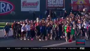 Fans explore NHRA drag racing surface before U.S. Nationals
